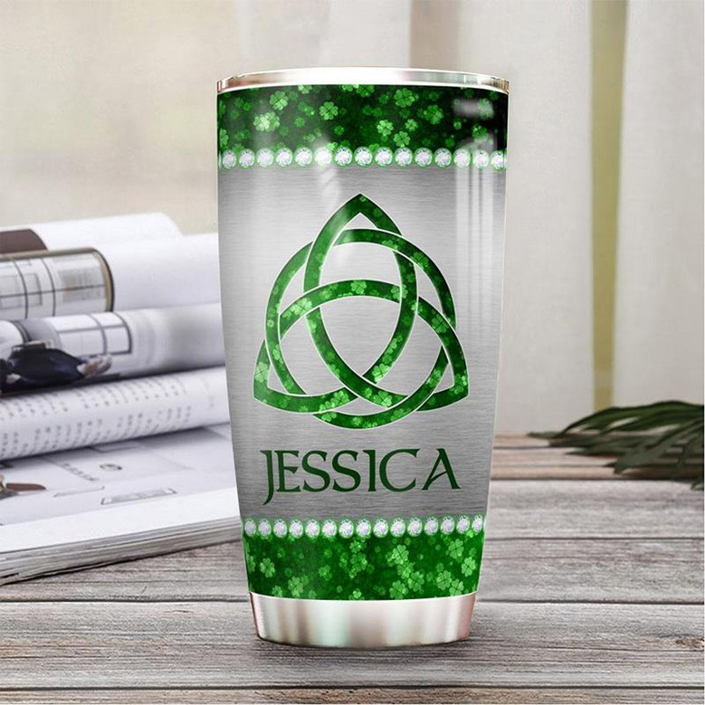 Personalized Irish Wishes Jewelry Style Stainless Steel Tumbler 20Oz