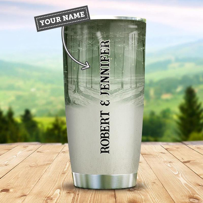 Trucker Couple Fairy Tale Personalized Stainless Steel Tumbler 20Oz