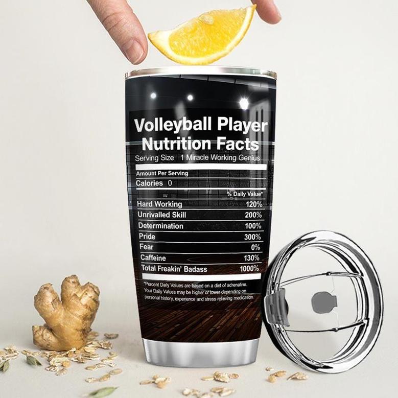 Vollleyball Facts Personalized Stainless Steel Tumbler 20Oz