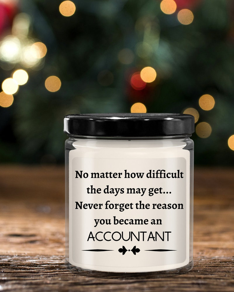 Accountant gift; accountant gag gifts; a good gift for accountants; accountant candle