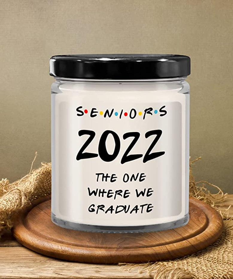 Senior 2022 Class of 2022 Gifts for Friends Graduation Keepsake 9oz Vanilla Scented Soy Wax Blend Candle Senior 2022 Class of 2022 Gifts for Friends Graduation Keepsake 9oz Vanilla Scented Soy Wax Blend Candle