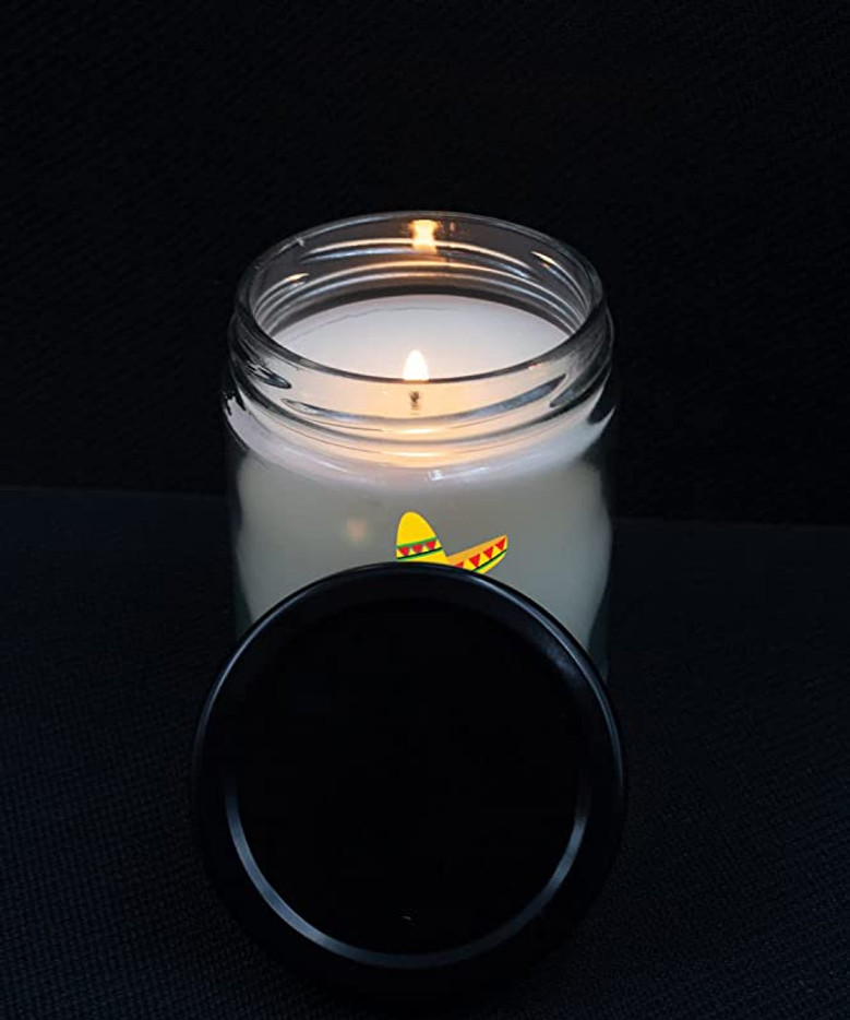Nacho Average Pop Candle 9 oz Vanilla Scented Soy Wax Blend Candles Funny Gift