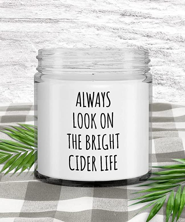 Craft Cider Beer Gifts Candle 9oz Vanilla Scented Soy was Plan