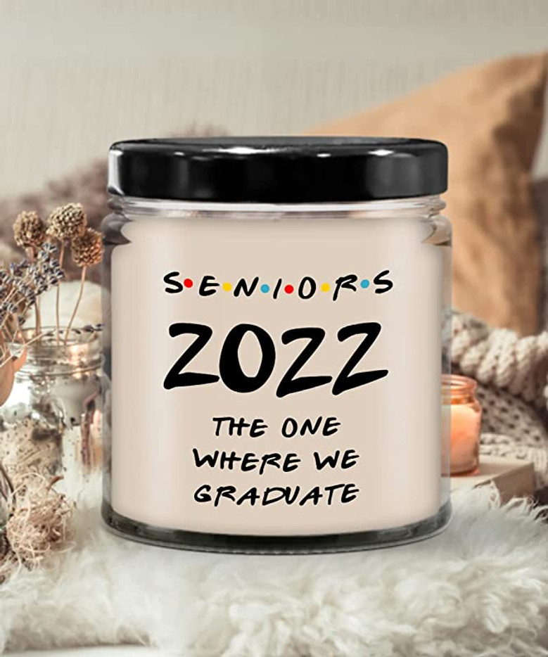 Senior 2022 Class of 2022 Gifts for Friends Graduation Keepsake 9oz Vanilla Scented Soy Wax Blend Candle Senior 2022 Class of 2022 Gifts for Friends Graduation Keepsake 9oz Vanilla Scented Soy Wax Blend Candle