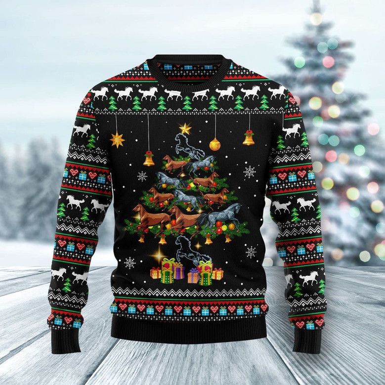 Animal christmas sweaters discount