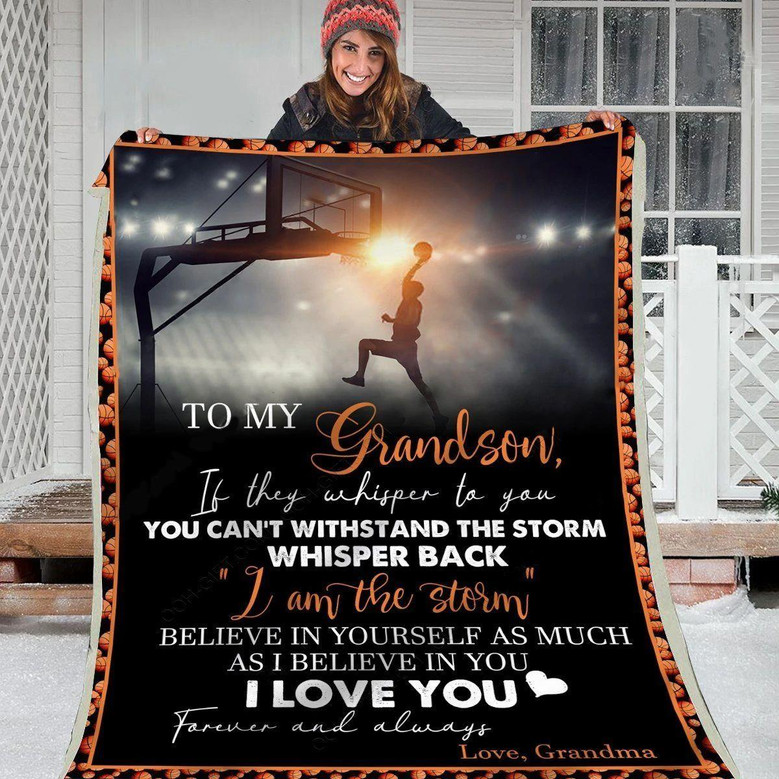 Gift Blanket For Grandson-Forever & Always