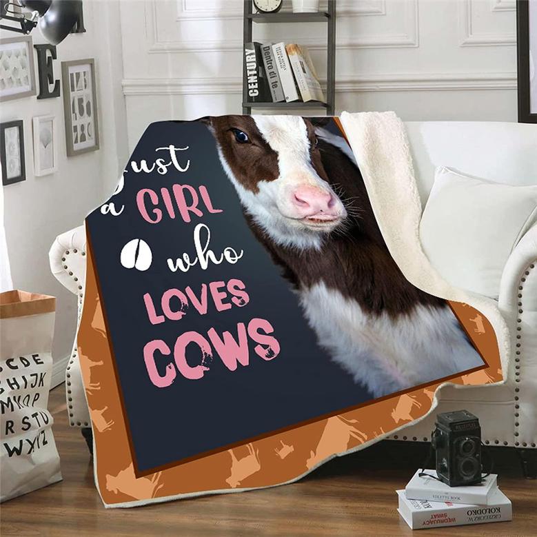 Cow Blanket, Black Cow Blankets Print Breathable Washable Throw Blankets, Ultra Soft And Cozy Fluffy Blankets For Couch Beds Bedroom Sofa Chair - Throw Blanket All Seasons