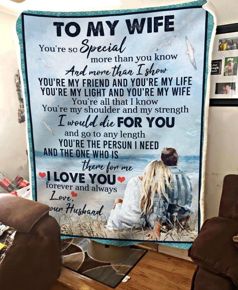 Gift Blanket For Wife-Forever And Always