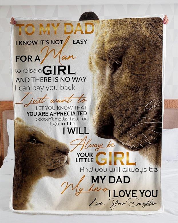 Gift For Dad-You Will Always Be My Dad My Hero Blanket