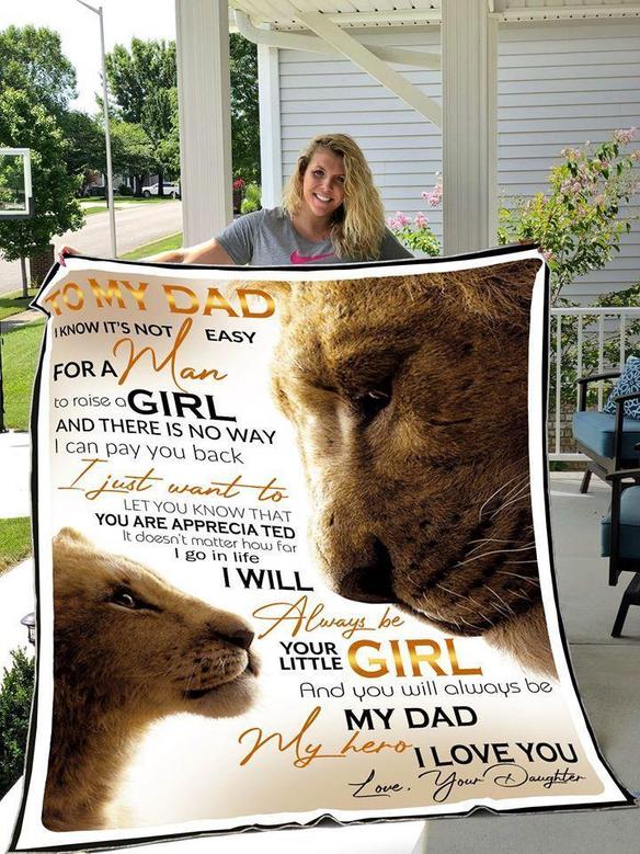 Gift For Dad-You Will Always Be My Dad My Hero Blanket