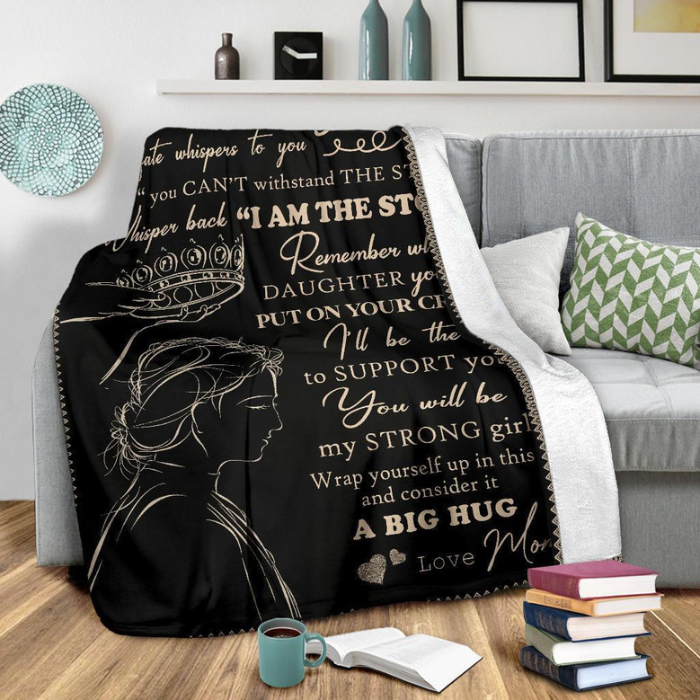 Gift For Daughter - I Am The Storm, Strong Girl 1 - Blanket Lt