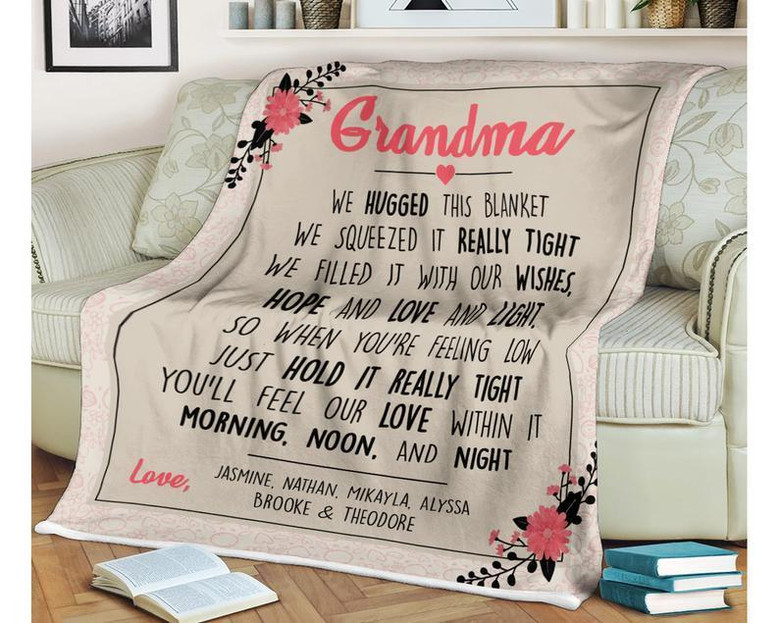 TURMTF Coperta Personalizzata Con Lettera D'amore Per Moglie, Marito, Figlia, Papà: 125x150 Cm, Microfibra