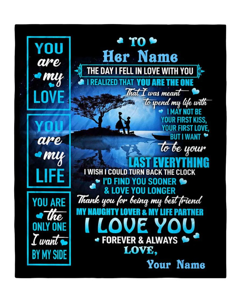 Special Gift For Wife - Fiancee - Girlfriend Fleece Blanket