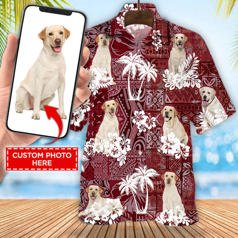 Summer With Pet - Personalized Hawaiian Shirt - Upload Image, Gift For Pet Lovers