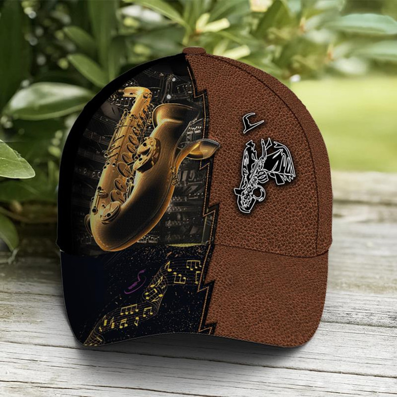 Saxophone Musician Classic Leather Hat