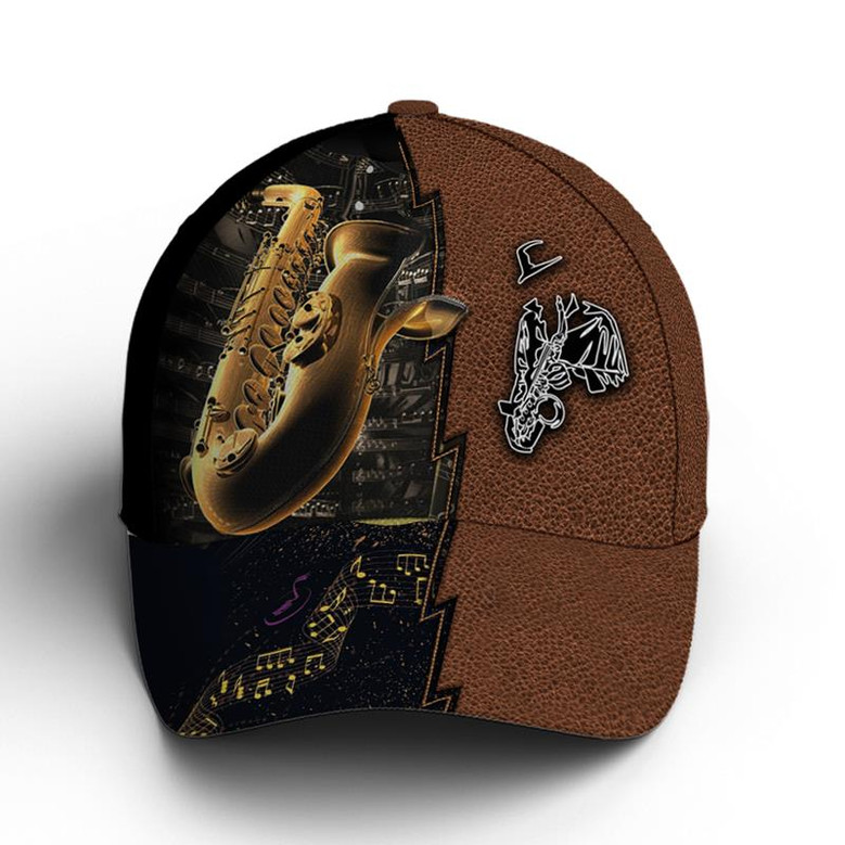 Saxophone Musician Classic Leather Hat