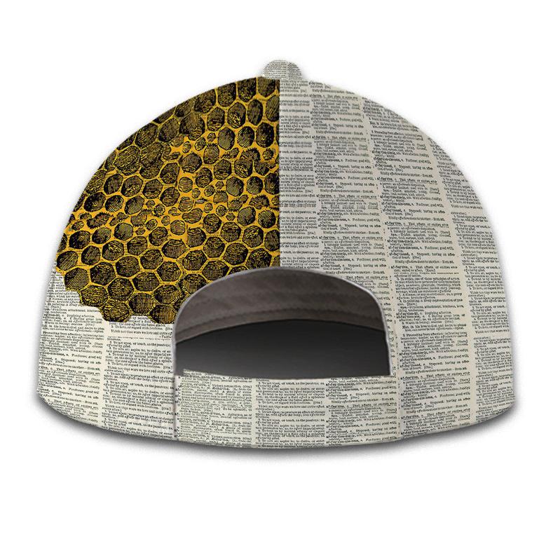 Bee Dictionary Page Hat Classic Cap Hat