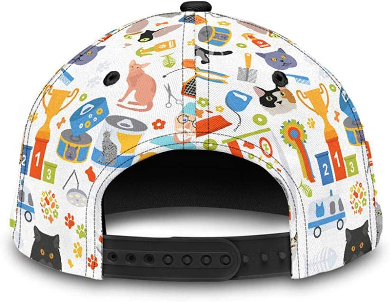 Cat Tool Doctor White Printed Unisex Hat Classic Cap, Snapback Cap, Baseball Cap Hat