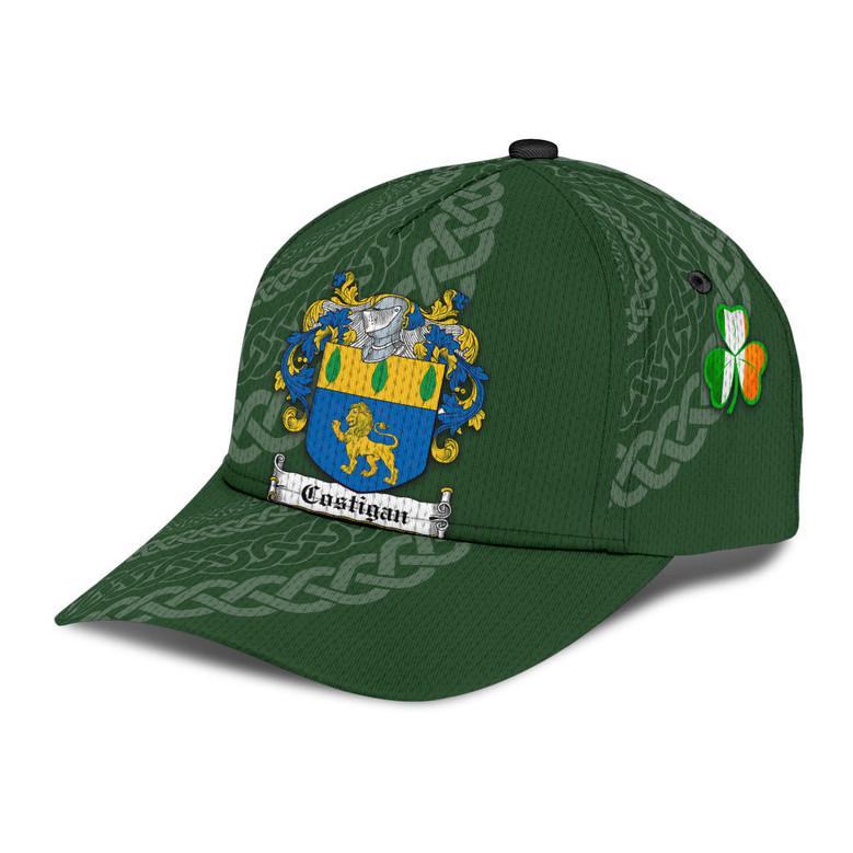 Costigan Coat Of Arms Irish Family Crest St Patrick's Day Hat Classic Cap Hat