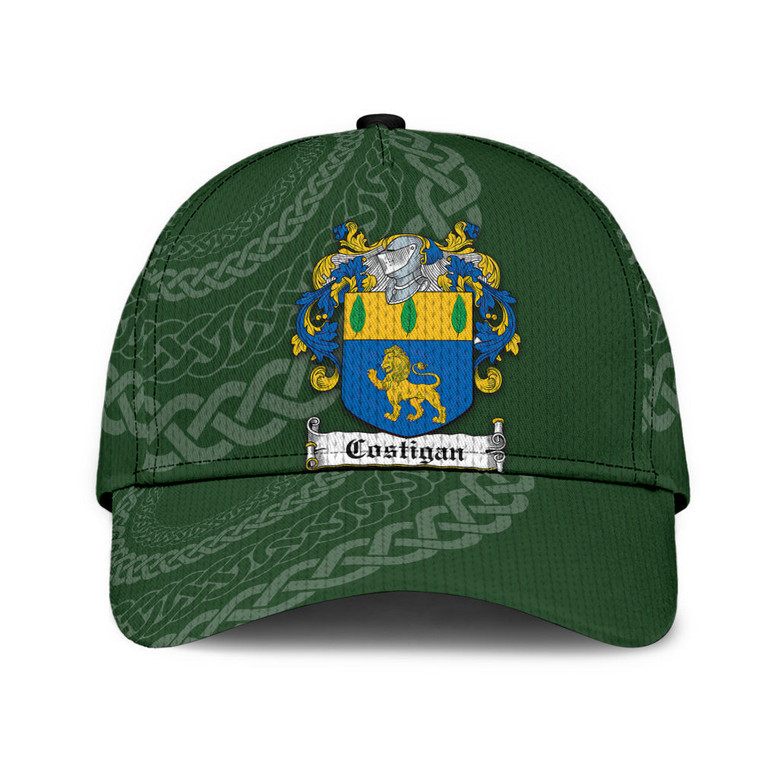 Costigan Coat Of Arms Irish Family Crest St Patrick's Day Hat Classic Cap Hat