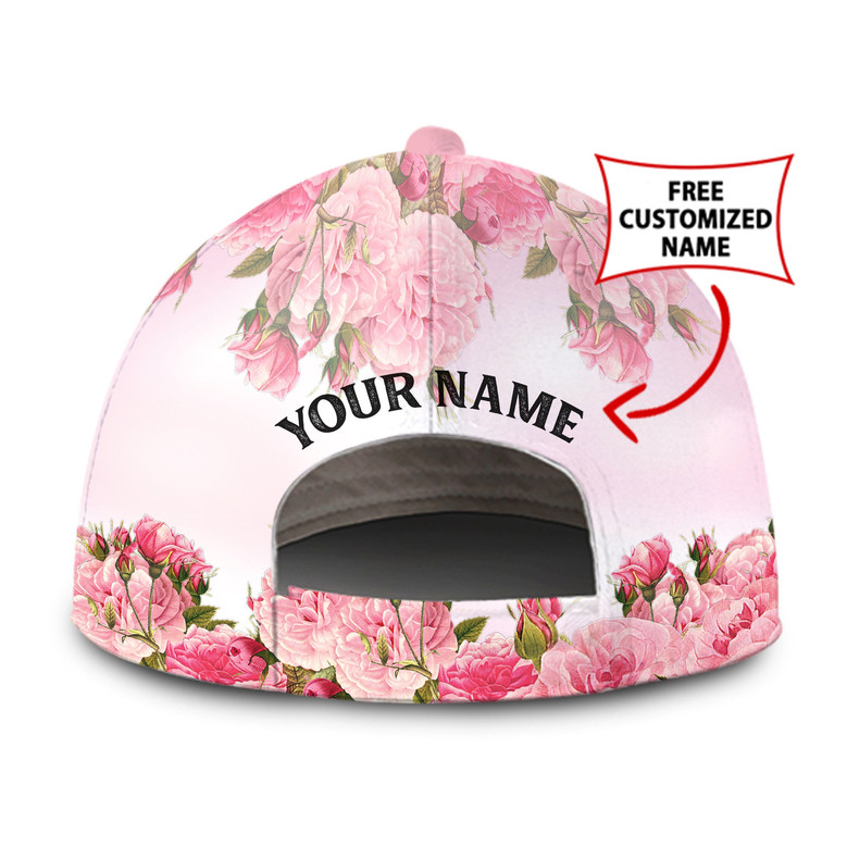 Customized Happy Pink Husky Hat Classic Cap Hat