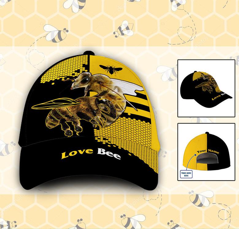 Customized Love Bee Hat Classic Cap Hat
