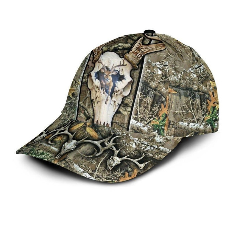 Deer Hunter Vintage Snapback Cap Hunting Printed Hats, Deer Hunter Cap, Deer Cap, Hunting Gift Hat