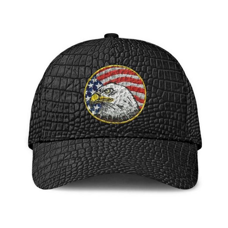 Eagle America Flag Hat Classic Cap Gift Idea, Awareness Cap, Human Cap, Trending Cap, American Cap Hat