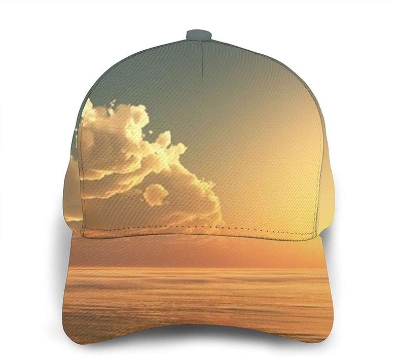 Good Morning Print Casual Baseball Cap Adjustable Twill Sports Dad Hats for Unisex Hat