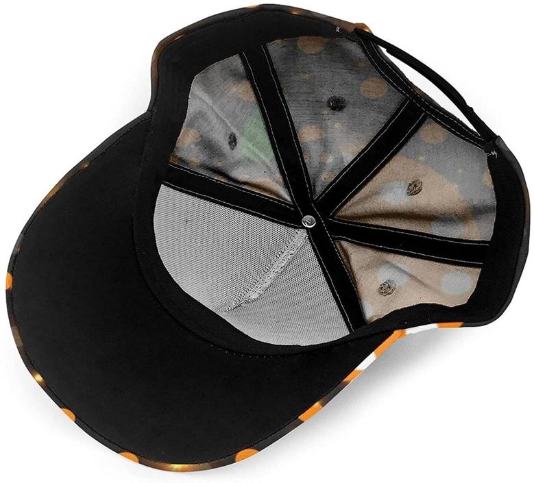 Halloween Pumpkin Print Casual Baseball Cap Adjustable Twill Sports Dad Hats for Unisex Hat