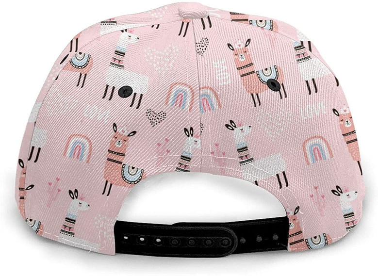 Llama Pink Classic Baseball Cap Adjustable Twill Sports Dad Hats for Unisex Hat