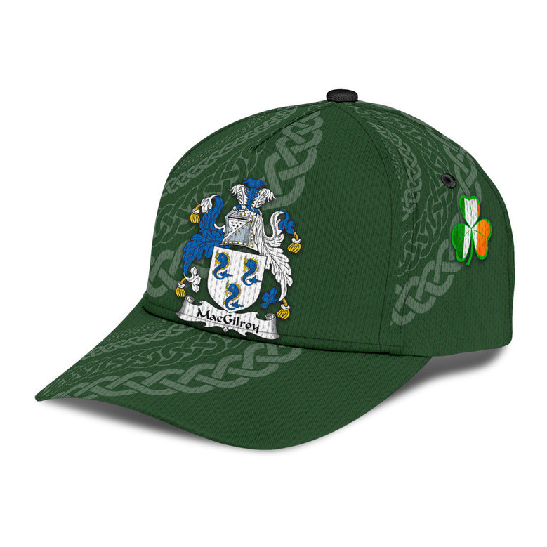 Macgilroy Coat Of Arms Irish Family Crest St Patrick's Day Hat Classic Cap Hat