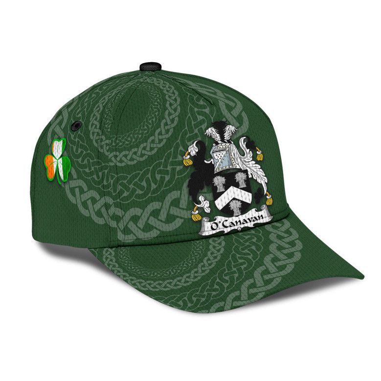 Ocanavan Coat Of Arms Irish Family Crest St Patrick's Day Hat Classic Cap Hat
