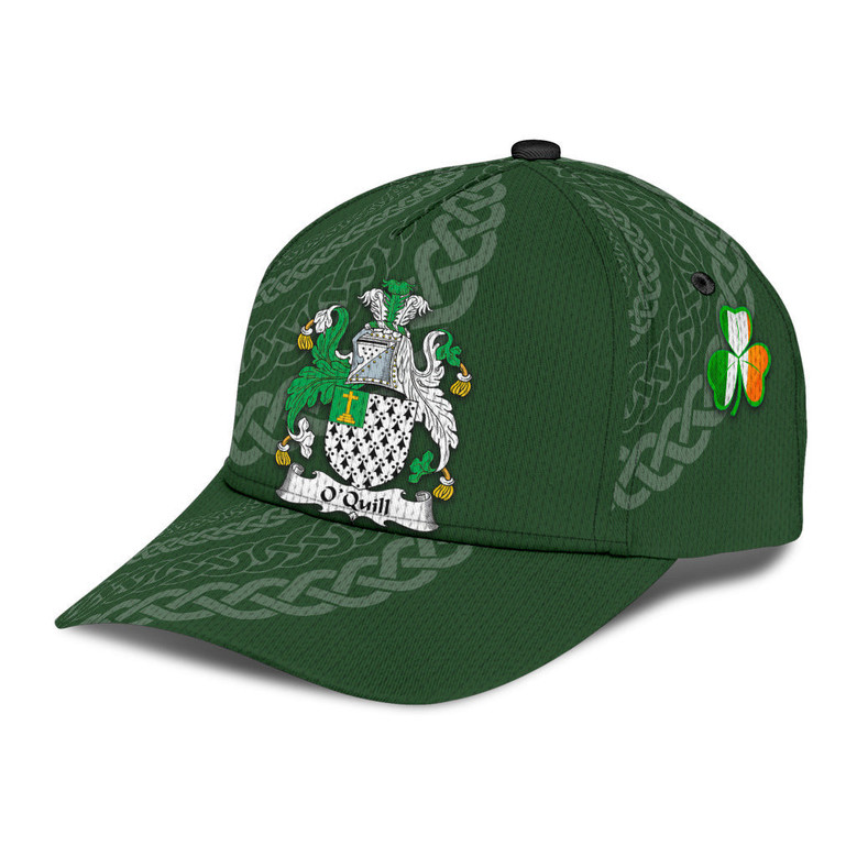 Oquill Coat Of Arms Irish Family Crest St Patrick's Day Hat Classic Cap Hat
