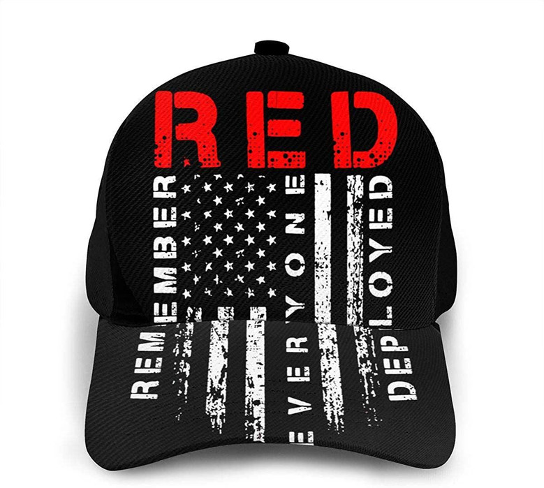 Red Friday Remember Everyone Deployed Hat Printing Baseball Cap Hat