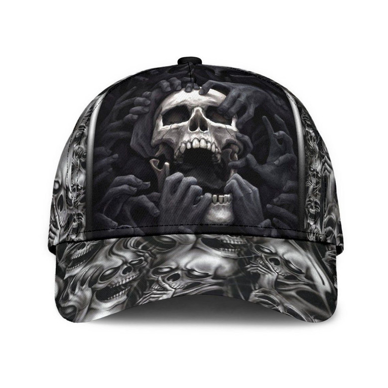 Skull caps baseball online