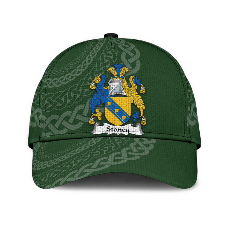 Stoney Coat Of Arms Irish Family Crest St Patrick s Day Hat Classic Cap Hat Thegiftio UK