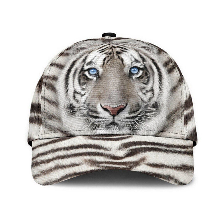 Tiger White Fur Classic Cap Tiger hat African Cap Personalized Caps Hat
