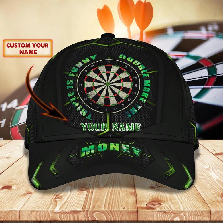 Custom Cool Dart Cap For Dart Boy Girl, Dart And Beer Baseball Cap Hat, To Husband Darter Cap Hat