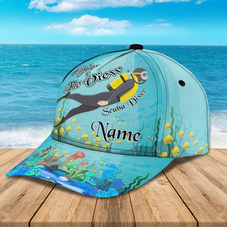 Customize Scuba Diving Equipment Hat for Scuba Diver, Scuba Diving ...
