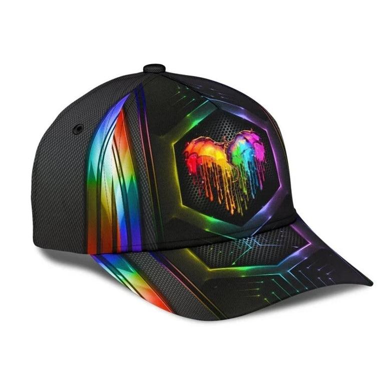 Gay Pride Baseball Cap, Hope Will Never Be Silent Lgbt Printing Baseball Cap Hat, Lesbian Cap Hat