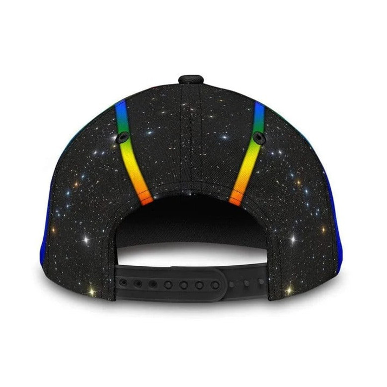 LGBT Cap Love Is Love Dragon Ripped Jean Background LGBT Baseball Cap Hat, Gay Pride Accessories Hat