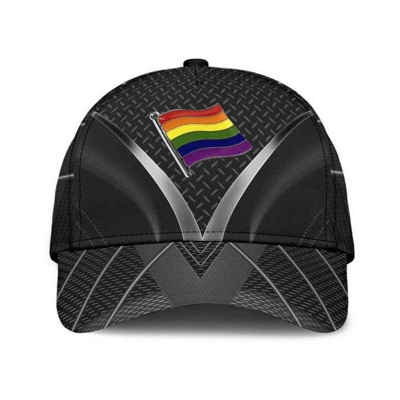 LGBT Cap Love Is Love Dragon Ripped Jean Background LGBT Baseball Cap Hat, Gay Pride Accessories Hat