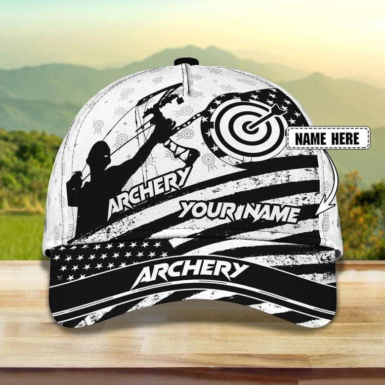 Personalized Archery Baseball Cap for Man, Archery Hat for Husband, Archery Hat for Him, Cap for Archers Hat