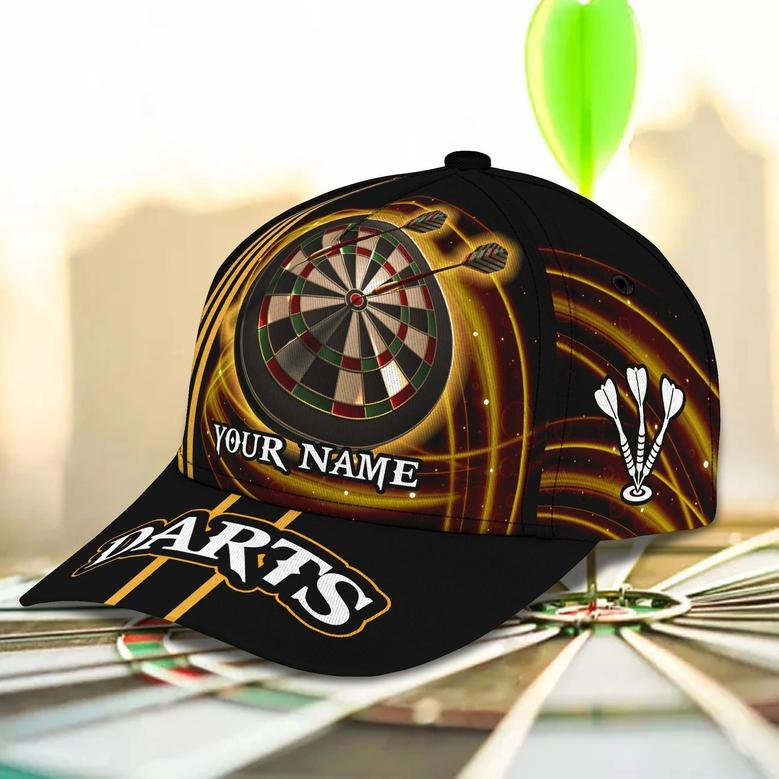 Personalized Classic Dart Cap, Birthday Present To Darter Friend, Dart Lover Cap Hat, Darting Cap Hat