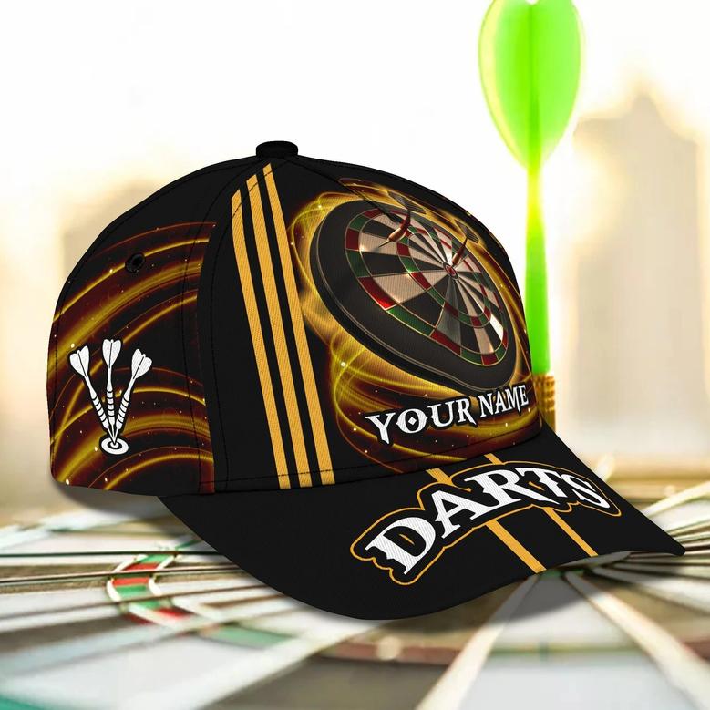 Personalized Classic Dart Cap, Birthday Present To Darter Friend, Dart Lover Cap Hat, Darting Cap Hat