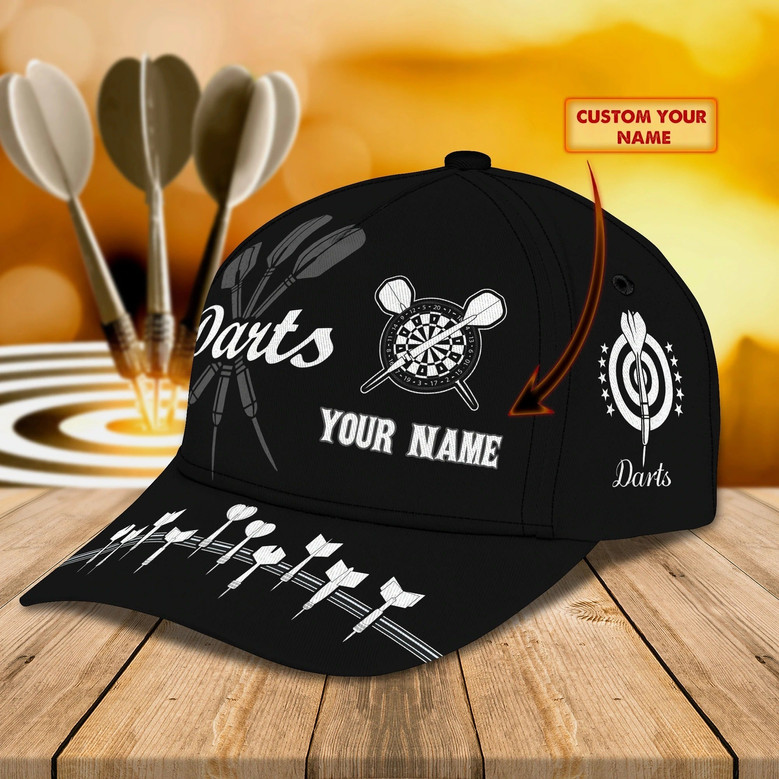 Personalized Dart Baseball Cap Full Printing, Dart Hat For Men And Woman, To My Friend Darter Cap Hat, Darter Cap Hat