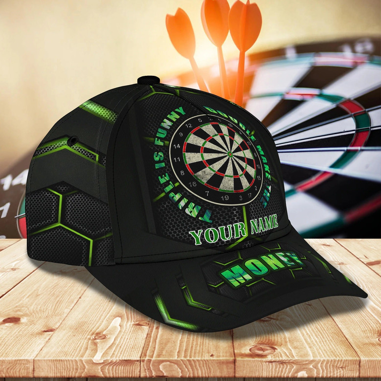 Personalized Dart Baseball Cap Full Printing, Dart Hat For Men And Woman, To My Friend Darter Cap Hat, Darter Cap Hat