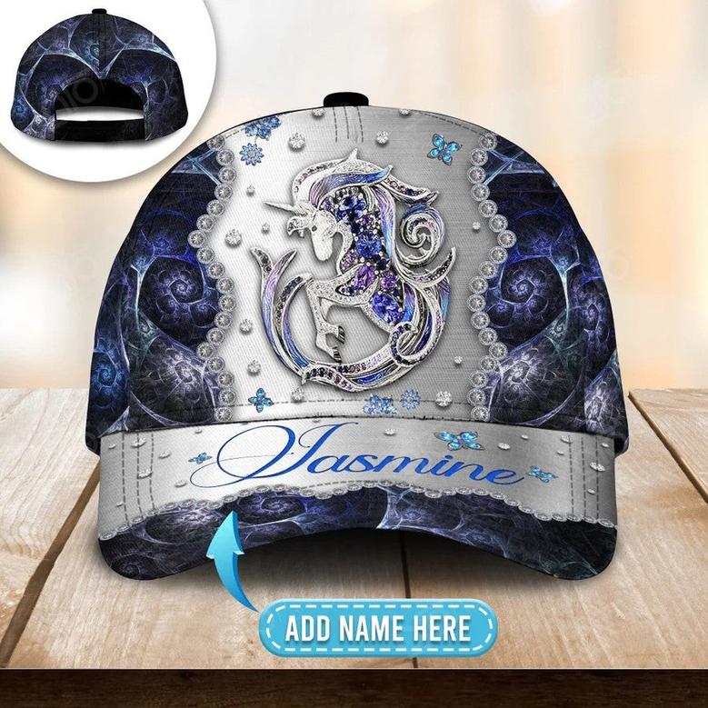 Personalized Unicorn Baseball Cap for Daughter, Unicorn Hat for Her Unicorn Lovers Hat