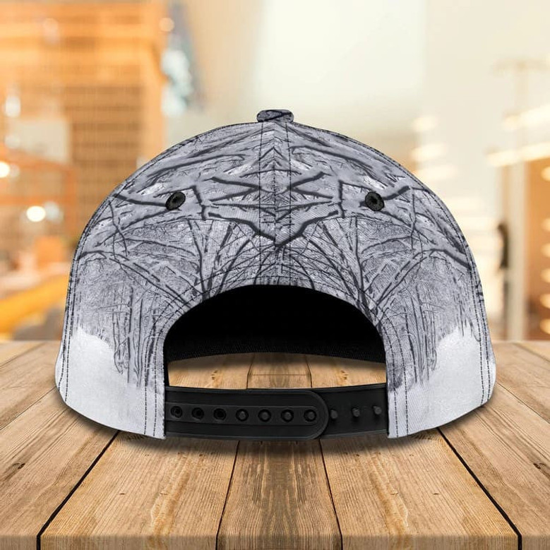 Personalized White Tiger Baseball Cap for Boyfriend, Tiger Art Hat for Tiger Lovers Hat